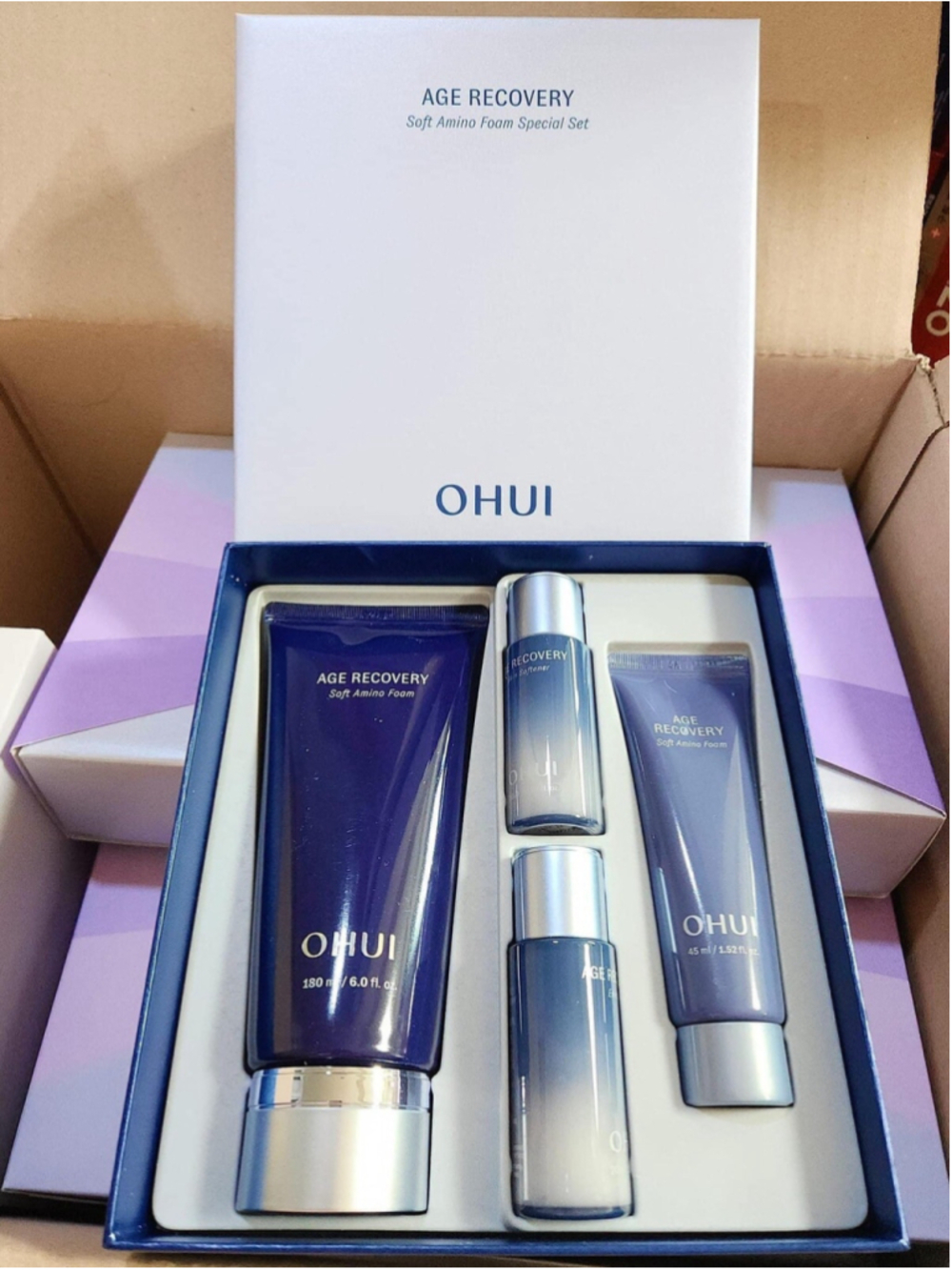 O HUI OHUI Age Recovery Soft Amino Foam Set (2024' new edition)